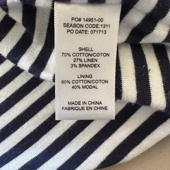 Splendid Beige Barn Coat Stripe Lining Preppy Coastal Jacket L French Girl - Picture 9 of 15